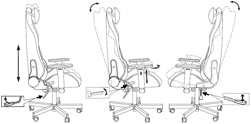 Кресло игровое Knight Rampart