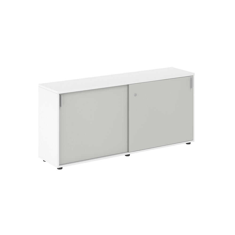 Шкаф купе 1638х400х750 низкий, с замком SG.703.WH.SH