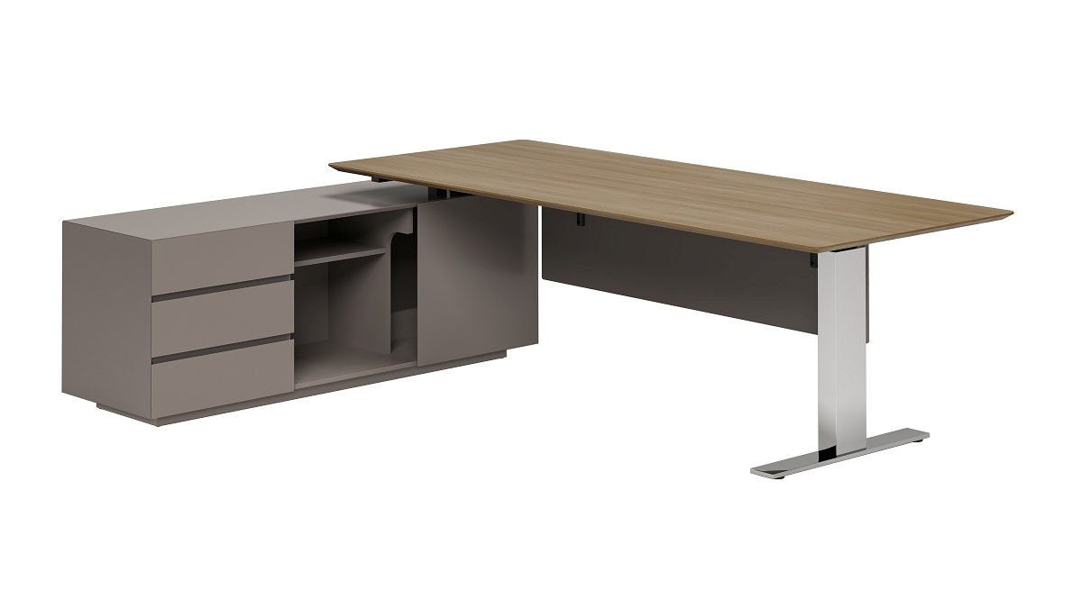 Письменный стол с левой тумбой (без функции подъема) SN2018-L