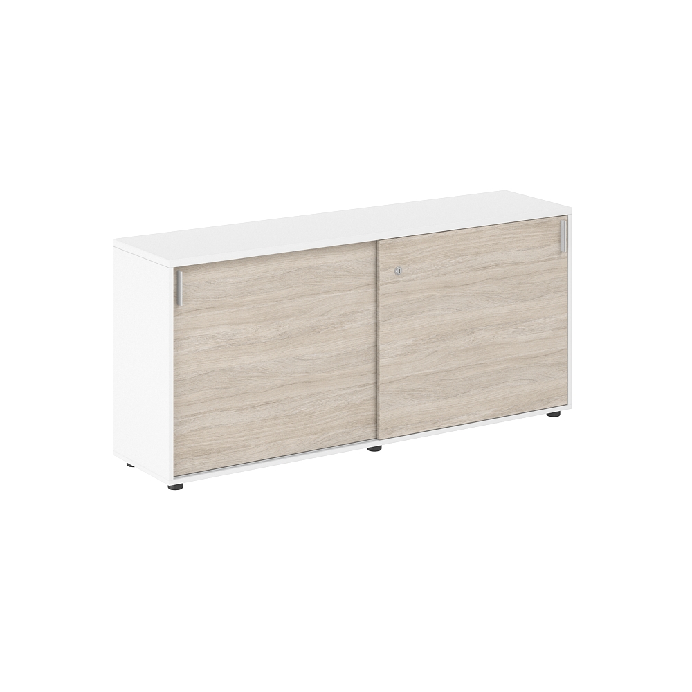 Шкаф купе 1638х400х750 низкий, с замком SG.703.WH.OL