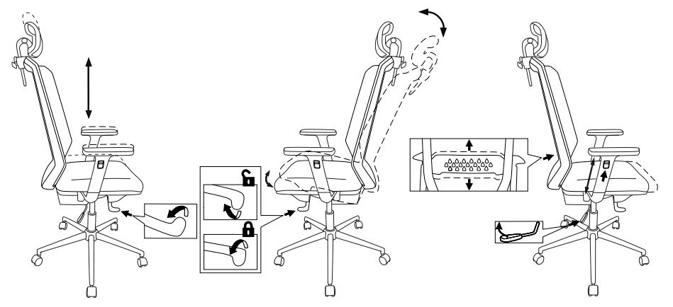 Кресло руководителя Бюрократ MC-W612N-H