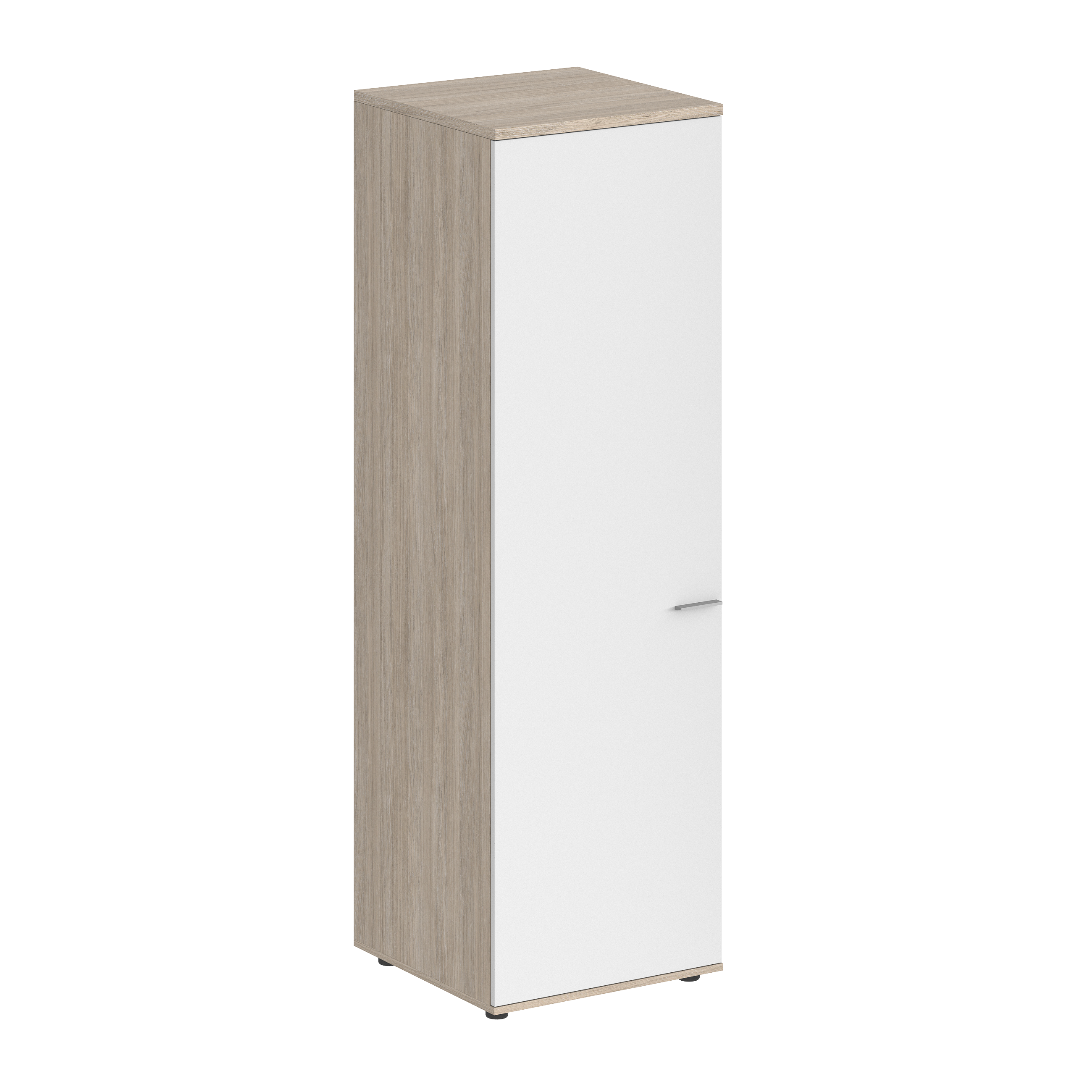 Гардероб 600х600х1955, з.ст ЛДСП 16 мм, левый SG.826.OL.WH.L
