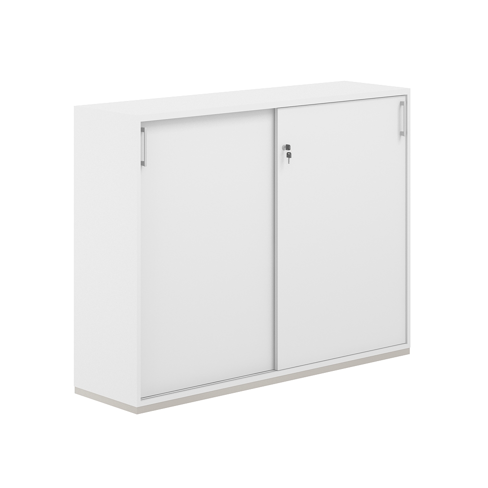 Шкаф-купе 3 ур. 1238х400х1111 AG.244.WH.WH.WH