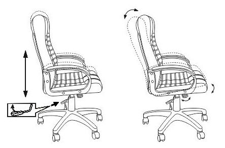 Кресло руководителя Бюрократ KB-10