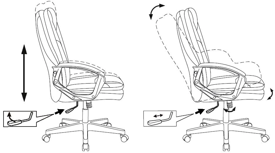 Кресло руководителя Бюрократ CH-868N