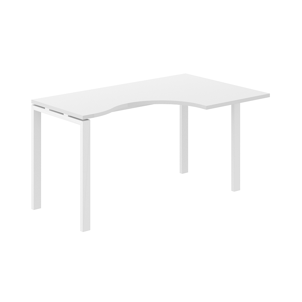 Стол эргономичный 1600х900х750 правый PR.232.WH.P59.WH.R