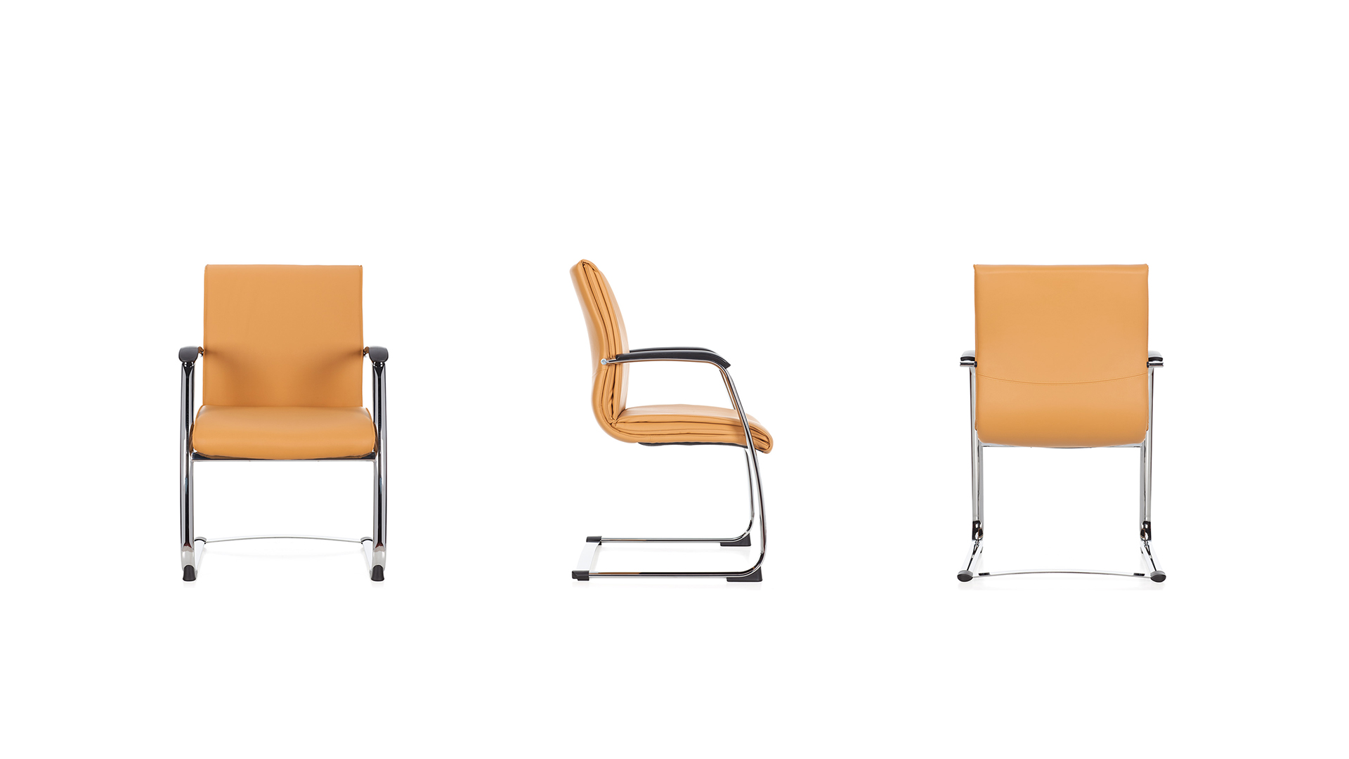 Кресло Bern с низкой спинкой на полозьях