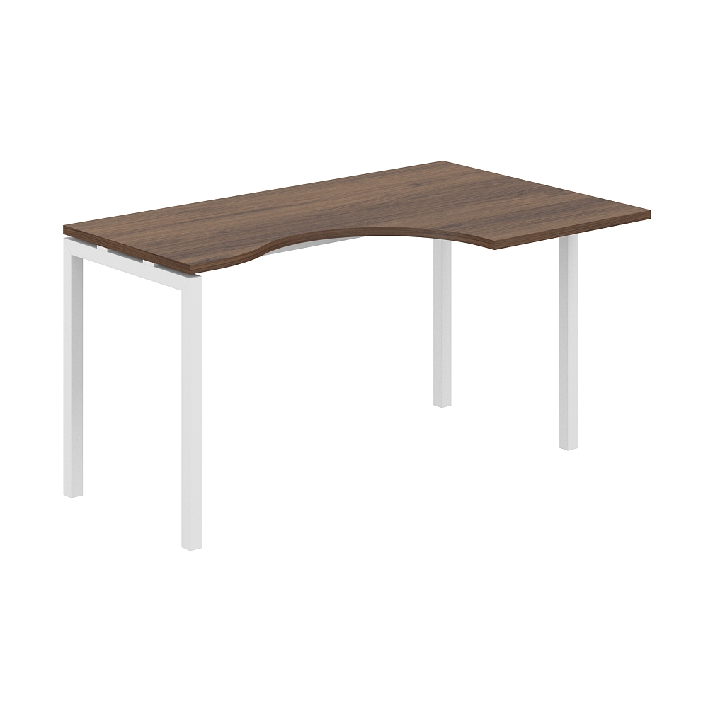 Стол эргономичный 1400х900х750 правый МК40х40 SG.231.DM.44.WH.R