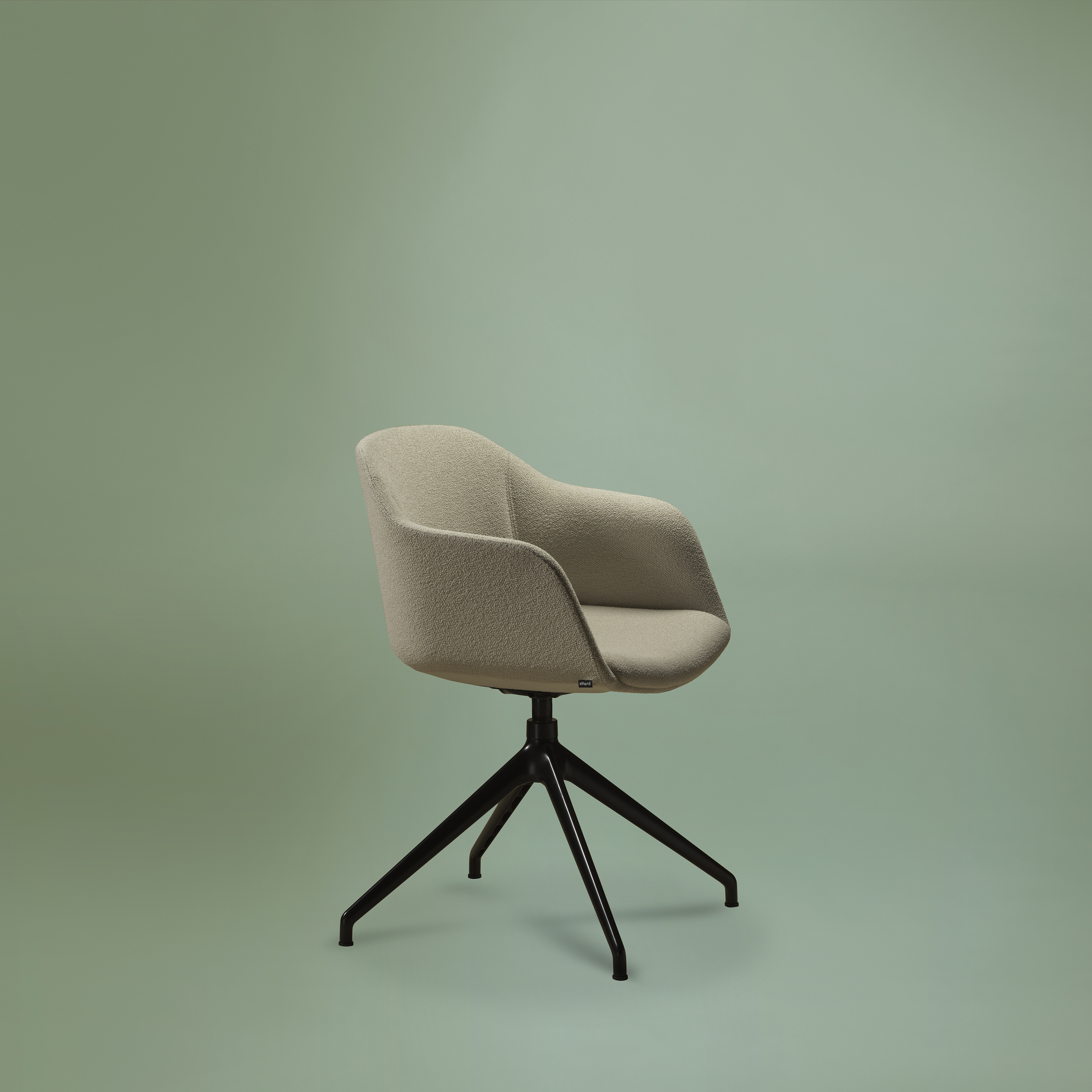 Кресло Milos Shell Milos Shell - 4-star base with feet