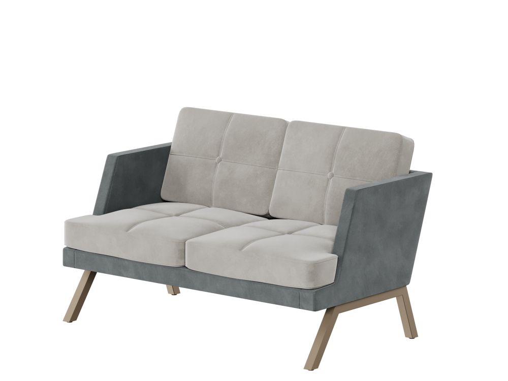 Aldo Диван двухместный с декором из пуговиц ALDB-02L