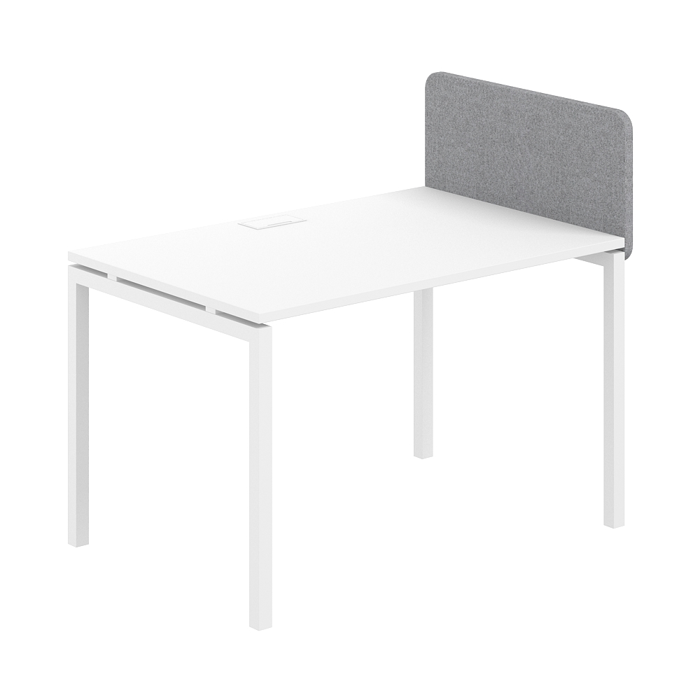 Экран боковой/промежуточный тканевый 800х400(370)х30 (для стола гл.800) SG.336.GR