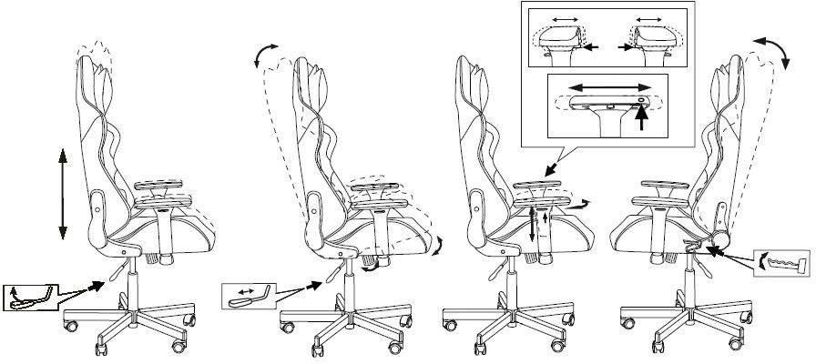 Кресло игровое Knight ARMOR
