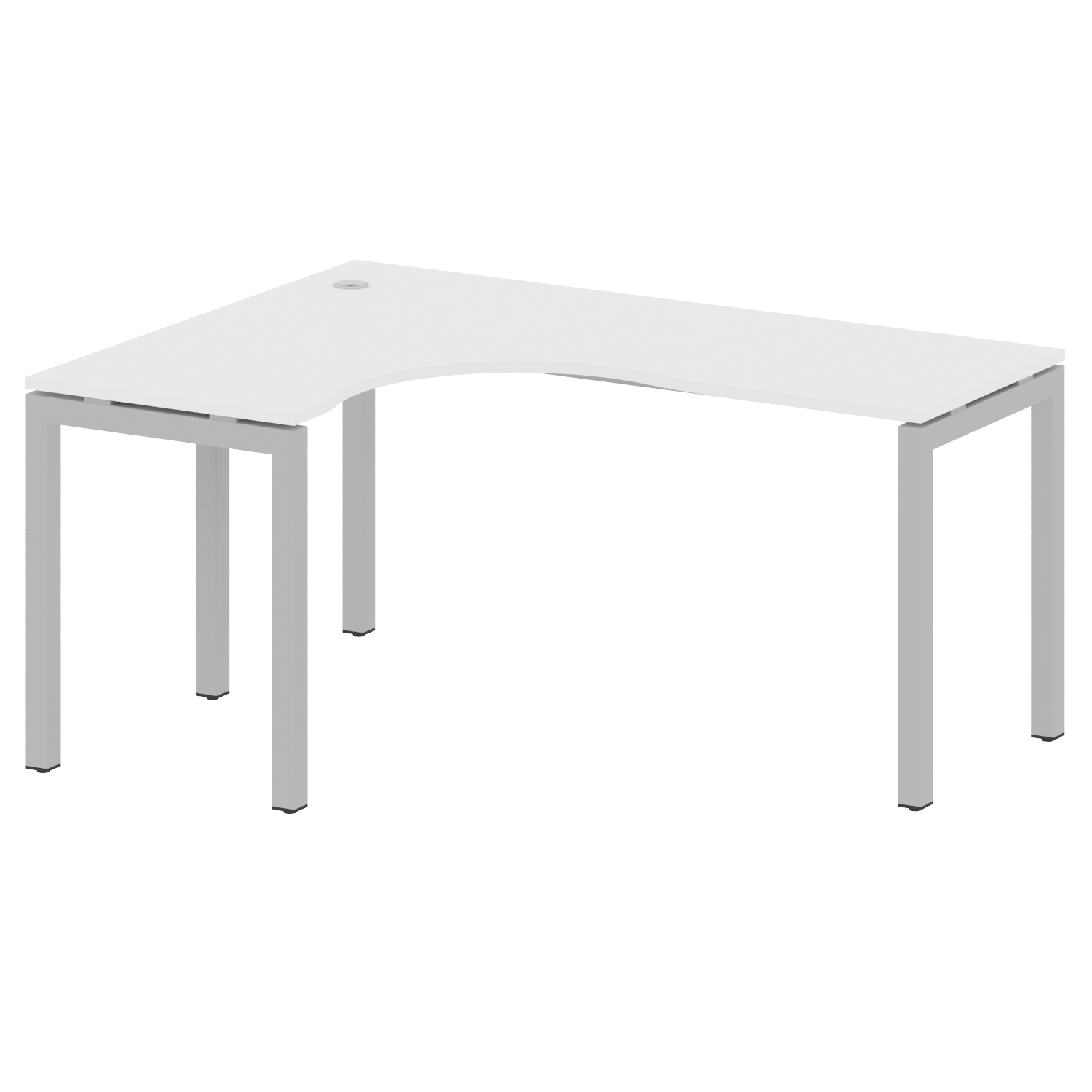 Metal System Quattro Стол криволинейный левый на П-образном м/к 50БП.СА-4 (L)