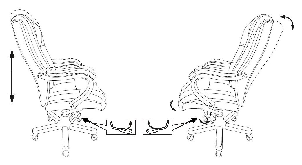 Кресло руководителя Бюрократ T-9926WALNUT