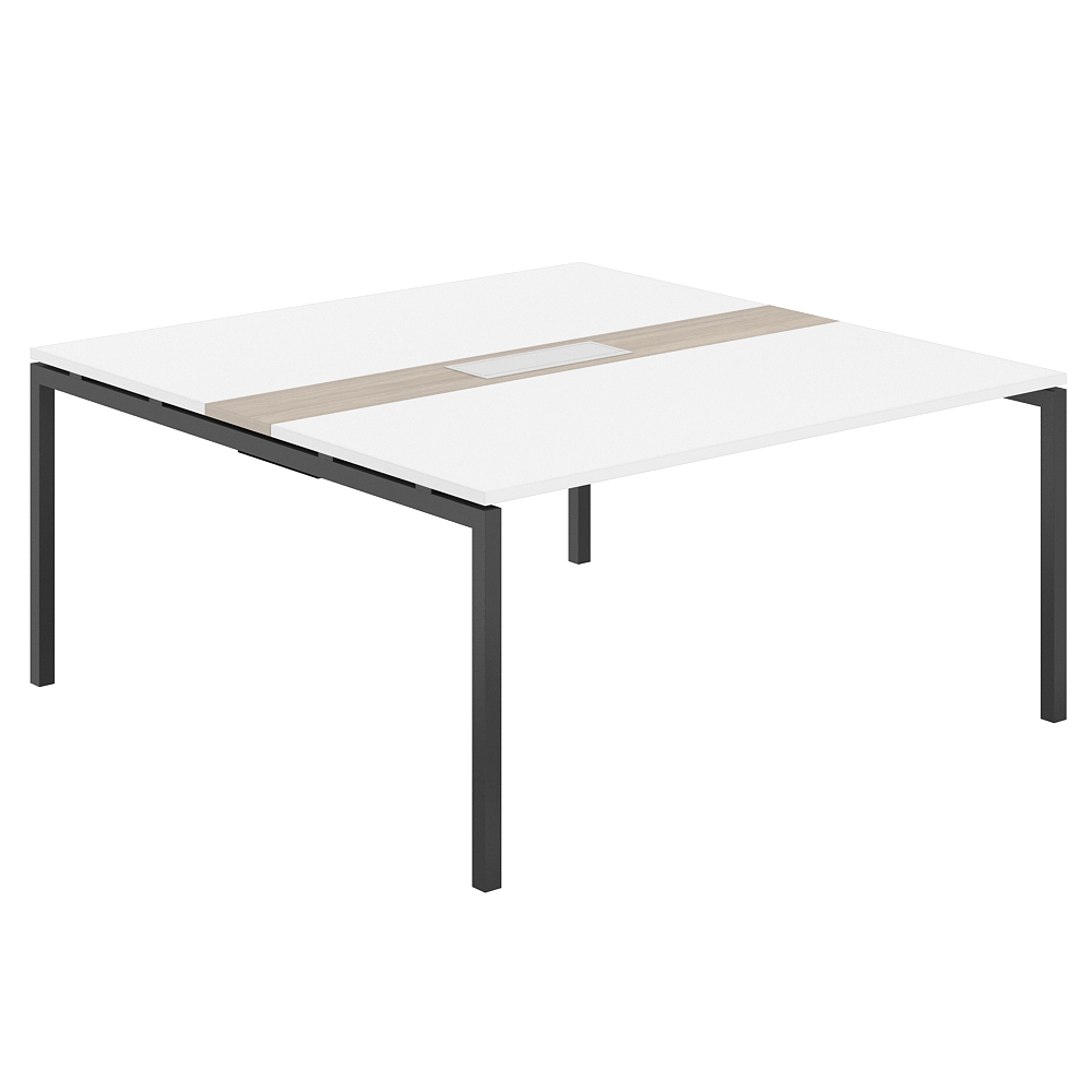 Стол переговорный комбинированный 1600х1638х750 МК40х40 SG.283.WH.44.AN.OD