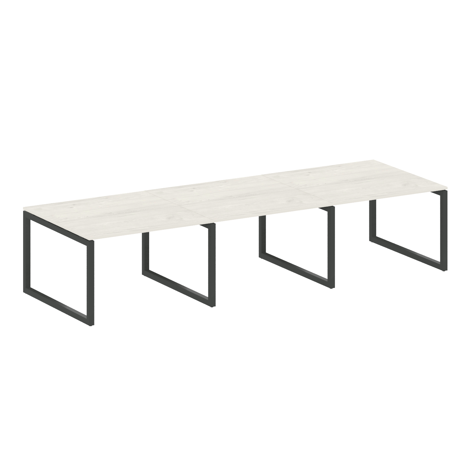 Metal System Quattro Переговорный стол (3 столешницы) на О-оразном м/к 50БО.ПРГ-3.2