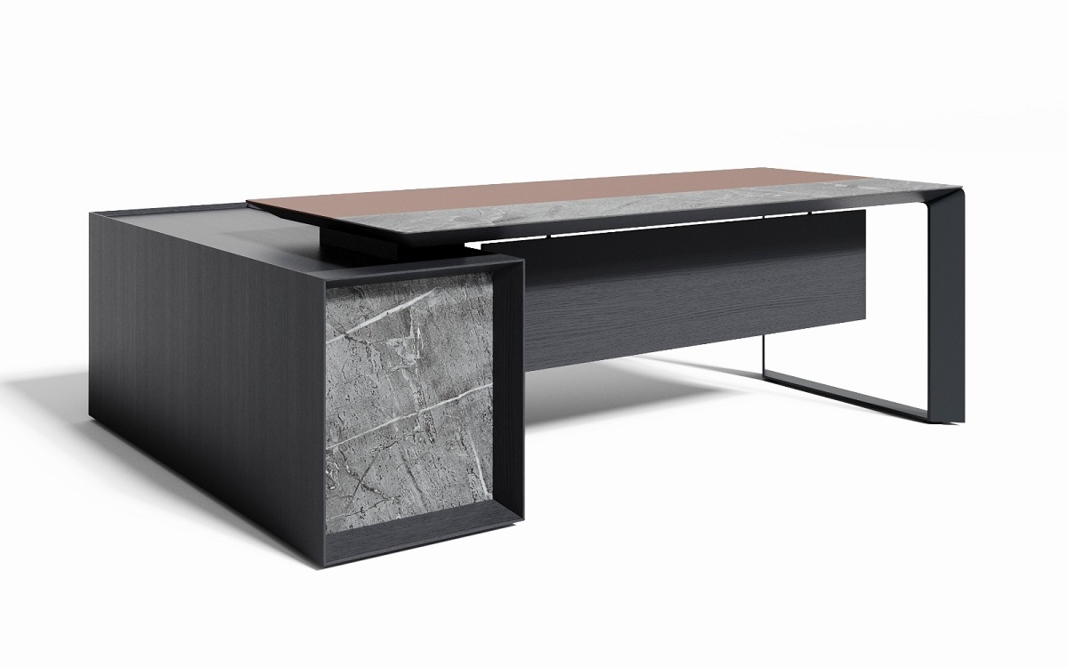 Стол письменный, правый 2м. E1ZP2016R/TA81