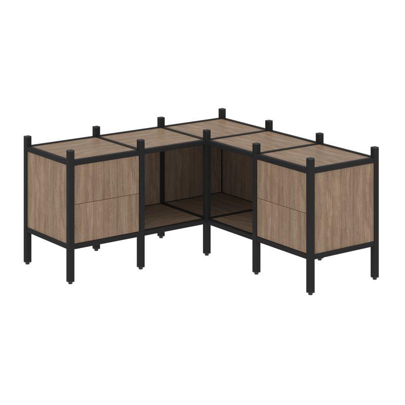 Loft Угловой внутренний стеллаж VR.L-27