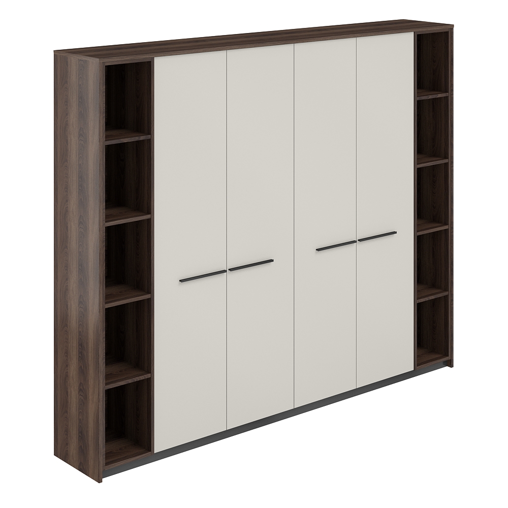 Шкаф высокий  (для одежды) (2 шт) с 2-мя стеллажами, 2440х410х1994 RF.510.DA.PG.DA