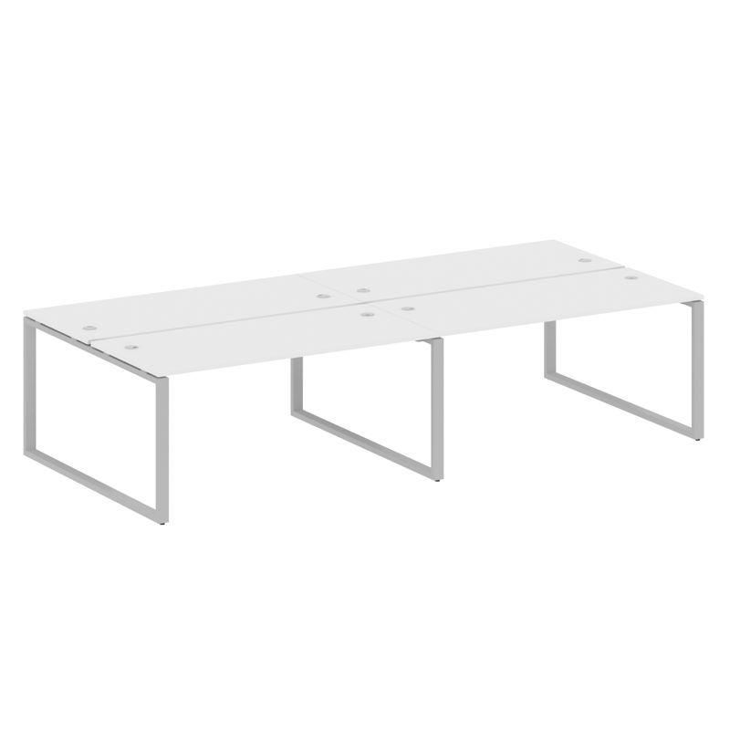 Metal System Рабочая станция на 4 места на О-образном м/к БО.СМ-4.4