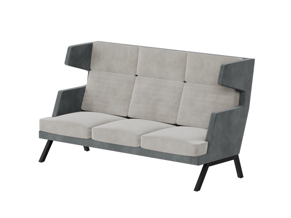 Aldo Диван трёхместный высокий ALD-03