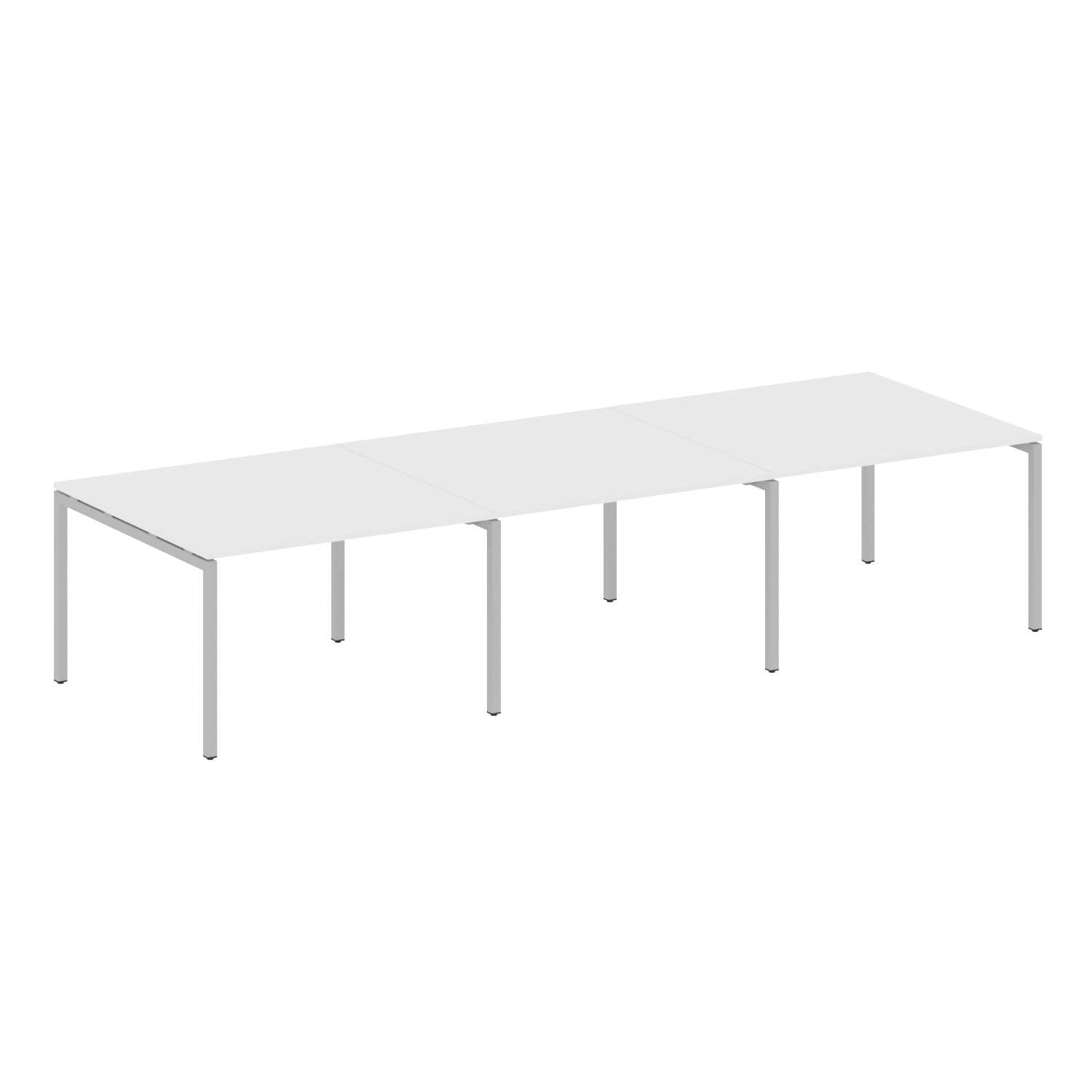 Metal System Quattro Переговорный стол (3 столешницы) на П-оразном м/к 40БП.ПРГ-3.2