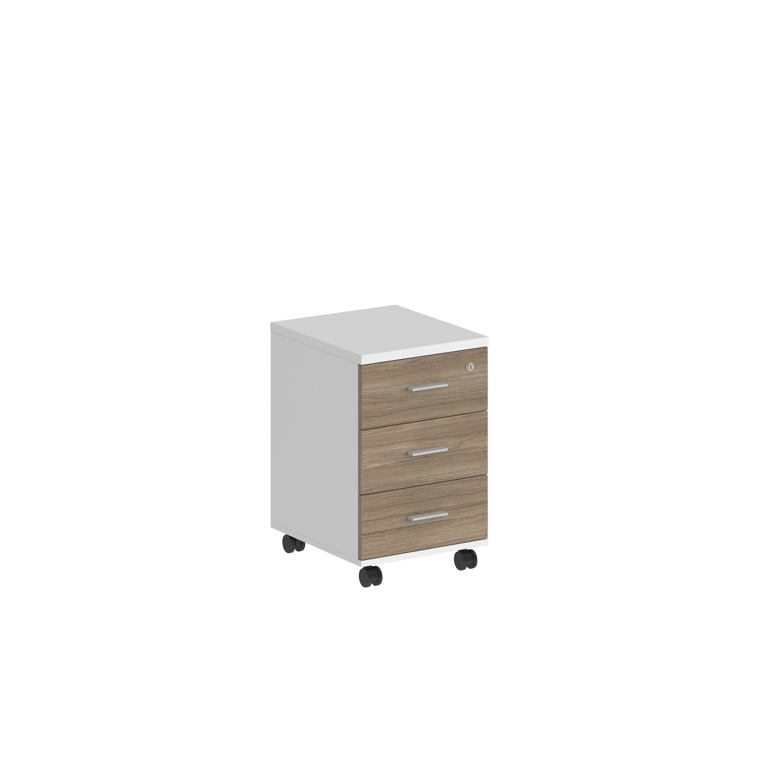 Тумба мобильная с 3 ящ. 404х460х619, с замком SG.611.WH.OD