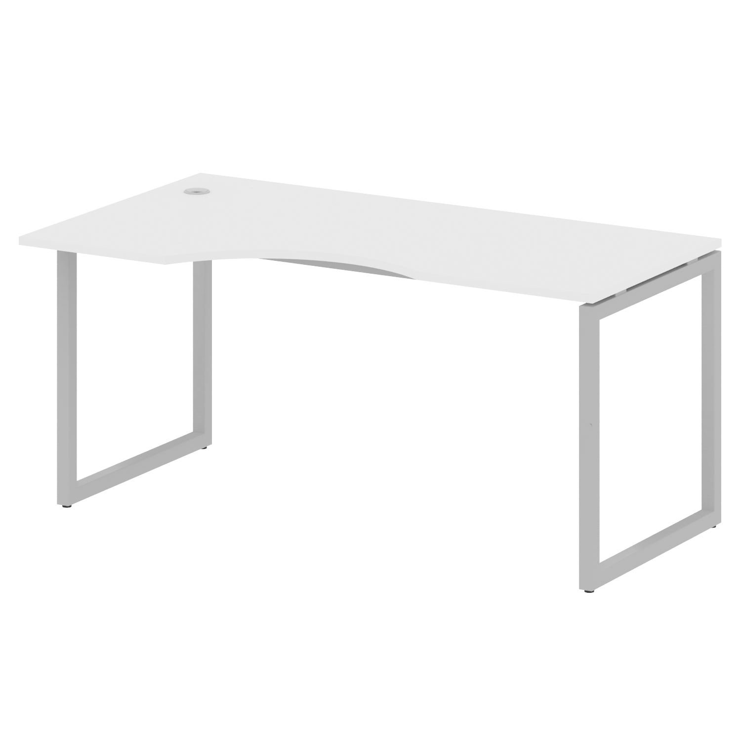 Metal System Quattro Стол криволинейный левый на О-образном м/к 40БО.СА-1 (L)