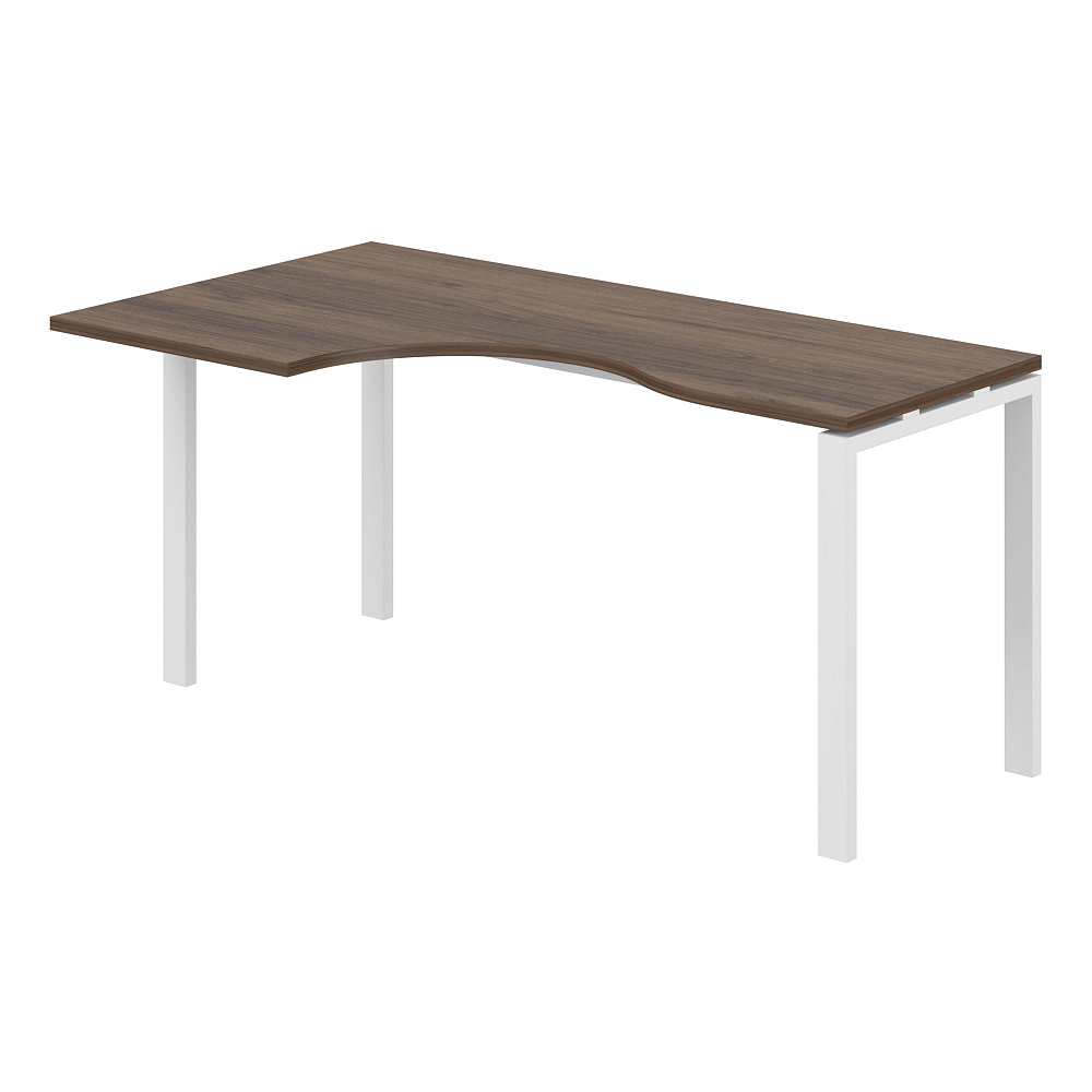 Стол эргономичный 1600х900х750 левый МК60х30 SG.232.DM.63.WH.L