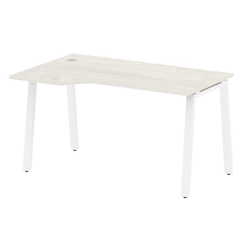 Metal System Стол криволинейный левый на А-образном м/к БА.СА-2 (L)