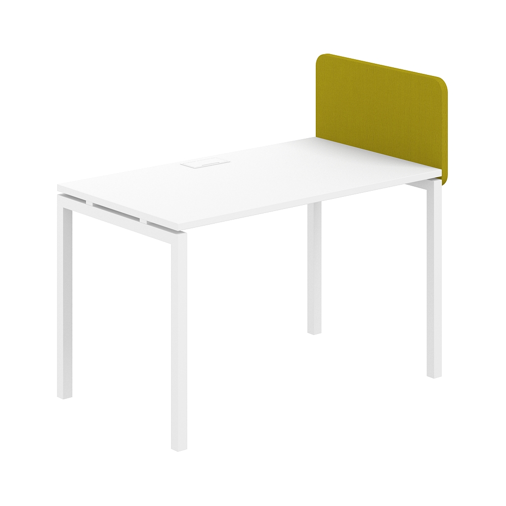 Экран боковой/промежуточный тканевый 700х400(370)х30 (для стола гл.700) SG.335.GRN