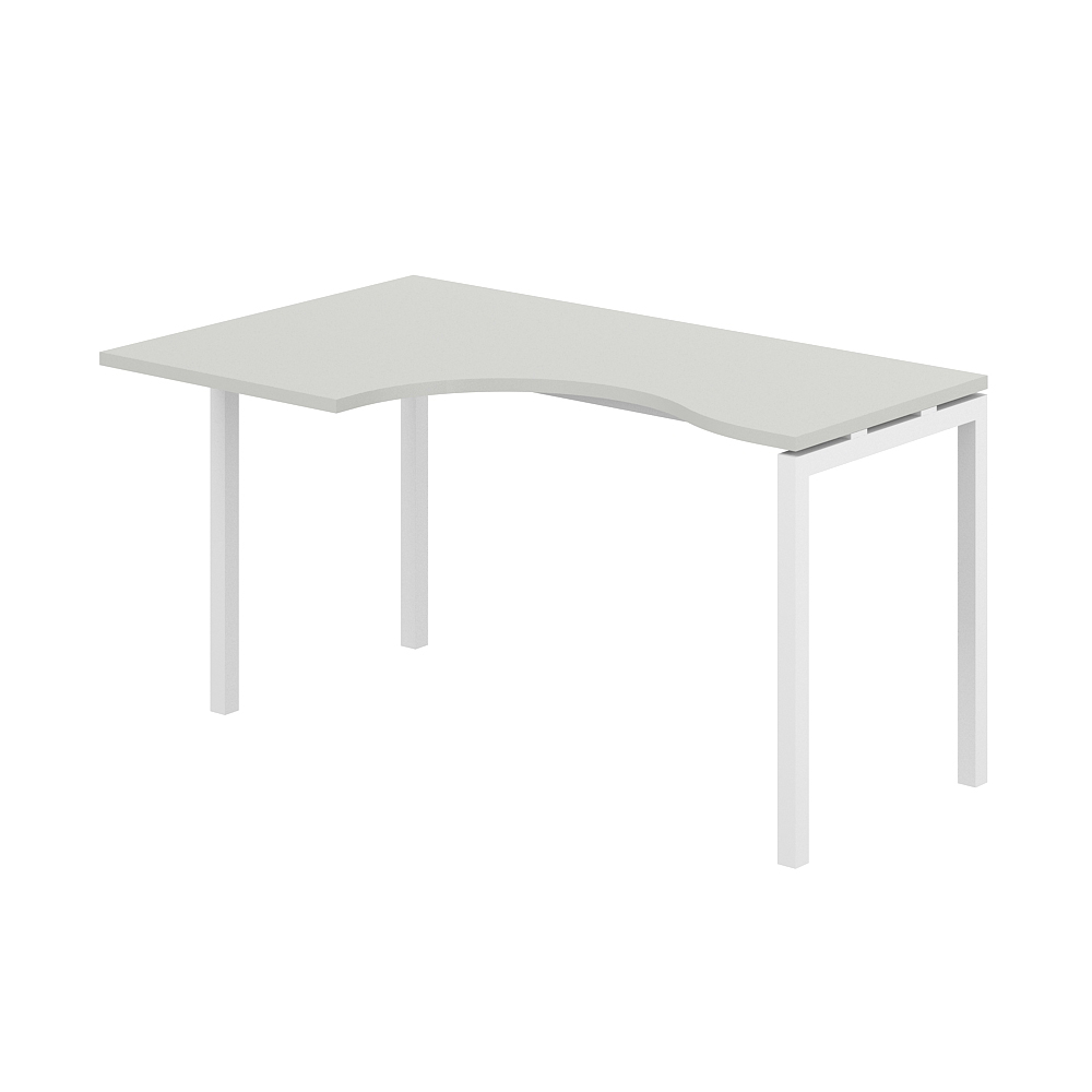 Стол эргономичный 1400х900х750 левый МК40х40 SG.231.SH.44.WH.L