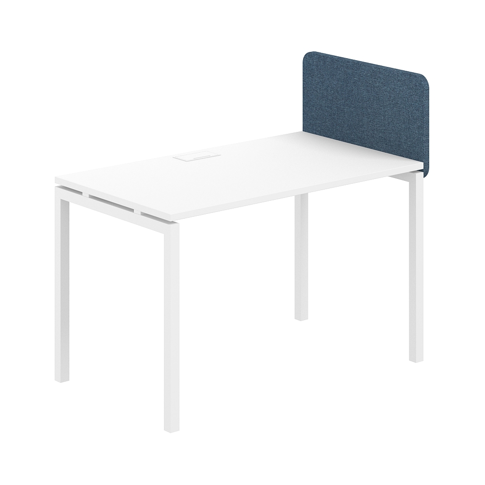 Экран боковой/промежуточный тканевый 700х400(370)х30 (для стола гл.700) SG.335.BL