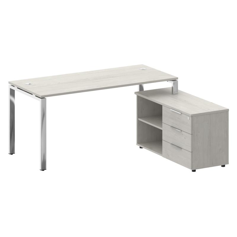 Metal System Direct Стол руковод. с тумбой БГ.СРТ-4.7 (R) 1700*1520*75