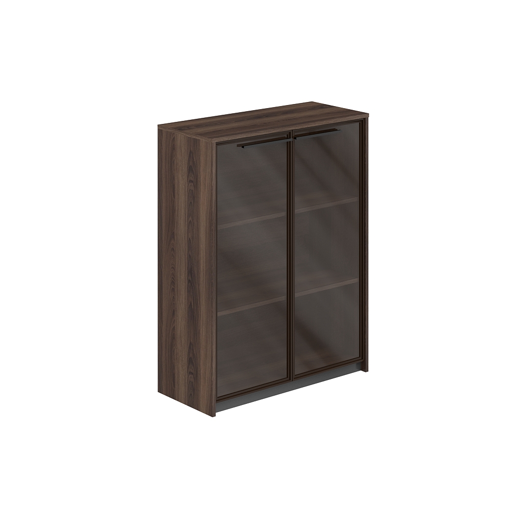 Шкаф средний с дверьми со стеклом в алюминиевой раме, 940х410х1226 RF.401.DA.CHBZ