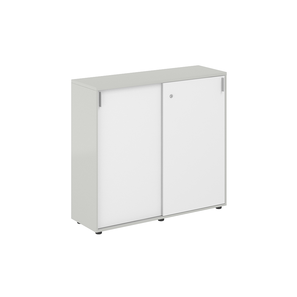 Шкаф купе 1238х400х1125 средний, с замком SG.711.SH.WH
