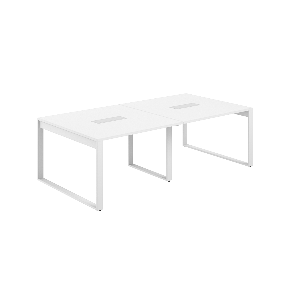 Стол для переговоров 2400х1238х750 AG.2412.WH.72.WH