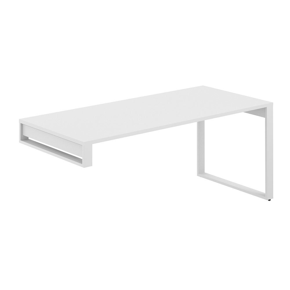 Стол 1800х800х750 на опорную тумбу AG.001.WH.72.WH