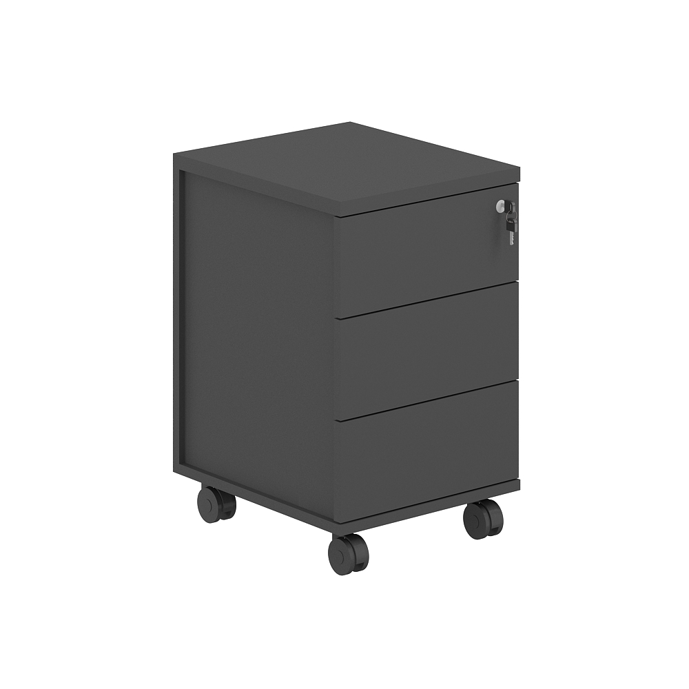 Тумба мобильная 3 ящ. ЛДСП 404х460х637 с замком AG.271.AN.AN.AN