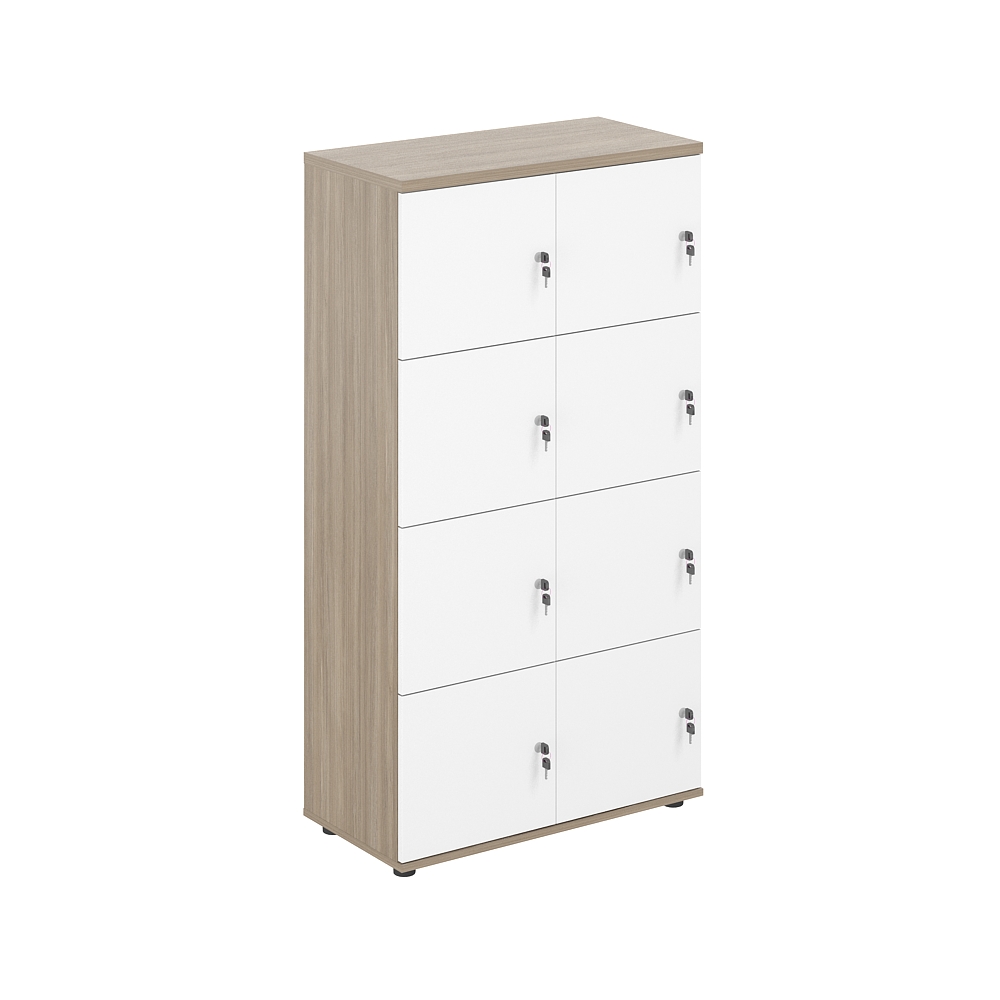 Локер 8 ячеек 800х400х1483 SG.819.OD.WH