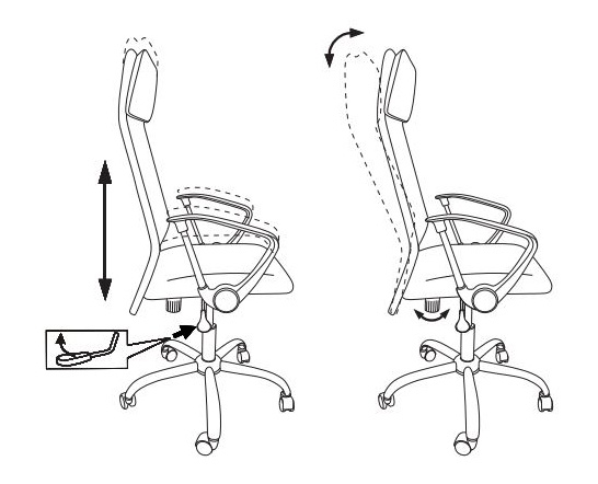 Кресло руководителя Бюрократ KB-6N