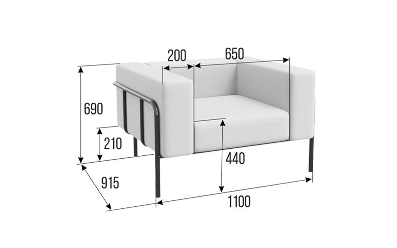 Flex Диван одноместный FLX-1