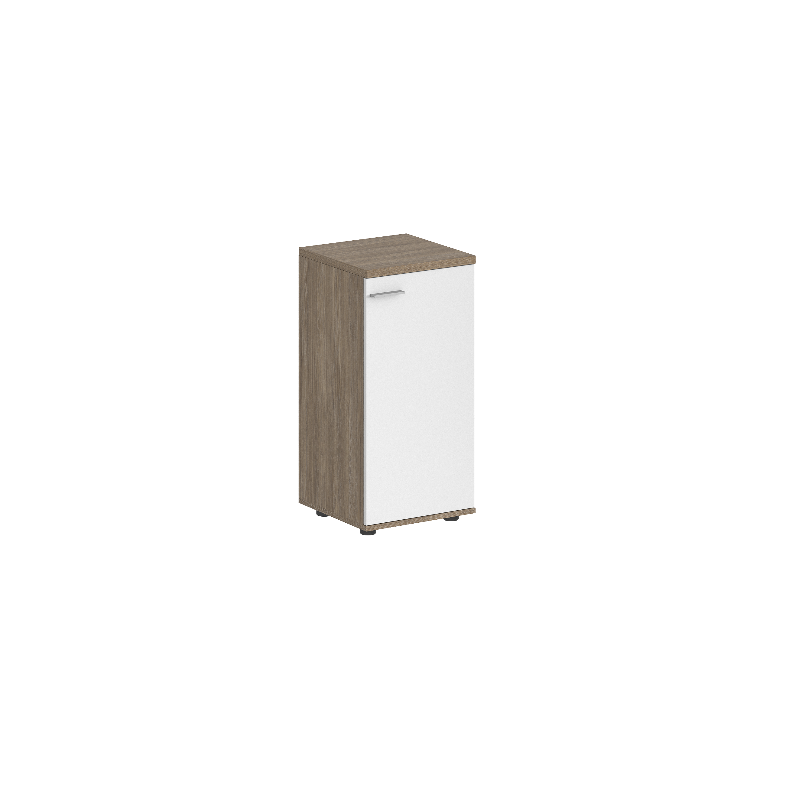 Шкаф низкий 400х400х825, 1 дв., з.ст ЛДСП, правый SG.816.OD.WH.R