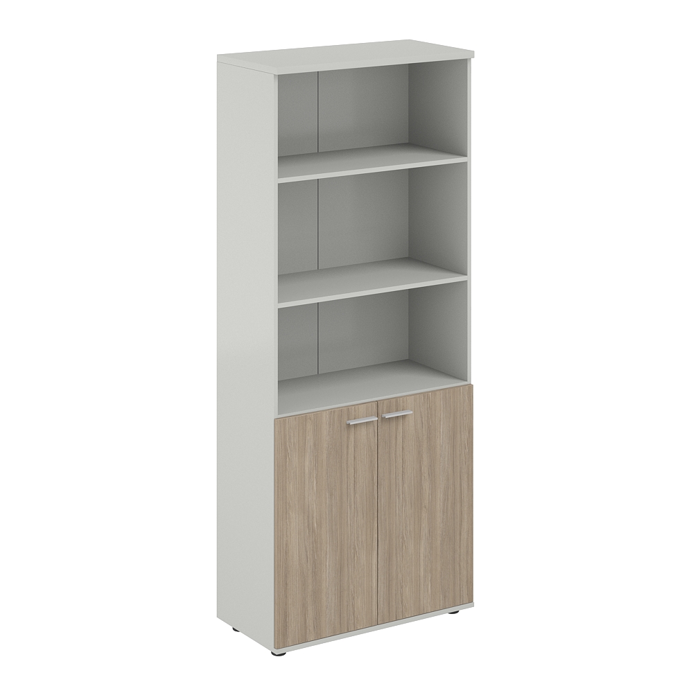 Шкаф высокий полуоткрытый 800х400х1955, 2-х дв, з.ст HDF SG.831.SH.OD