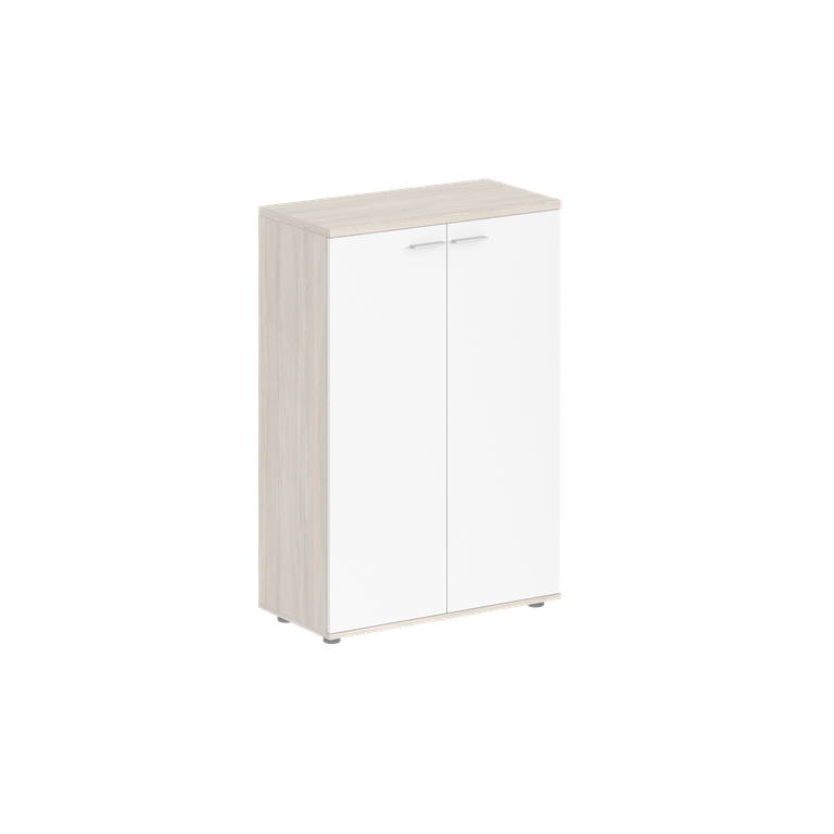 Шкаф средний 800х400х1200, 2-х дв., з.ст HDF SG.803.OL.WH