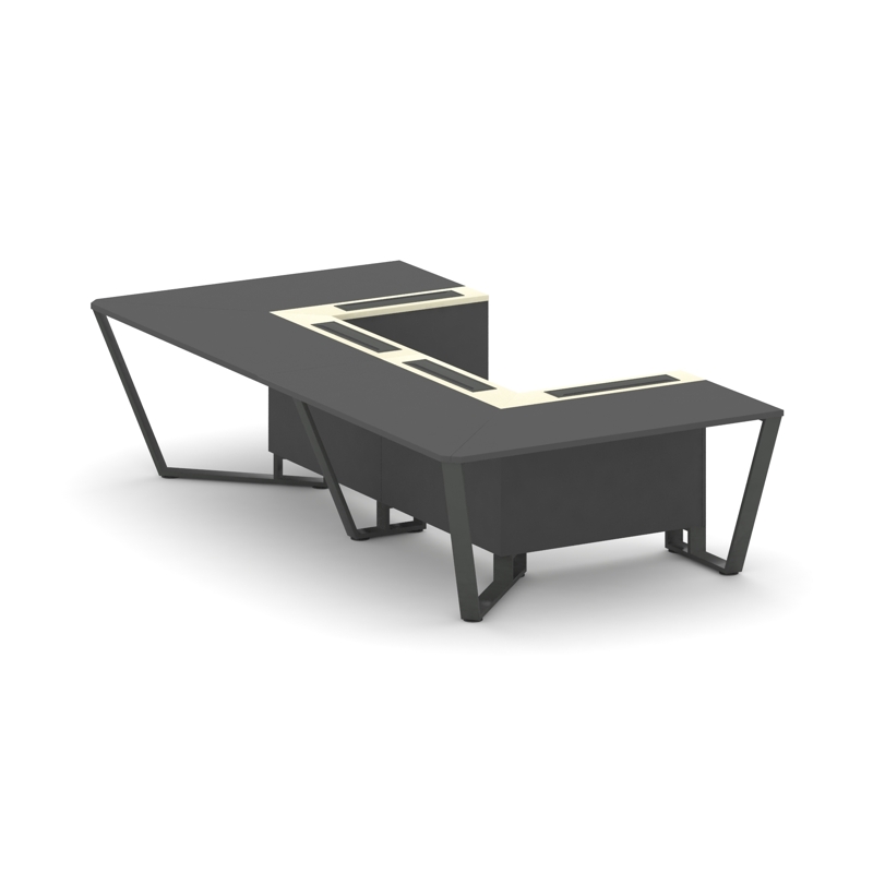 Steel Meet Стол переговорный П-образный KMK-PR.B.SP-07P