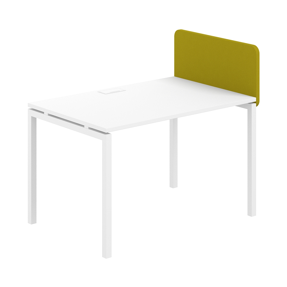 Экран боковой/промежуточный тканевый 800х400(370)х30 (для стола гл.800) SG.336.GRN