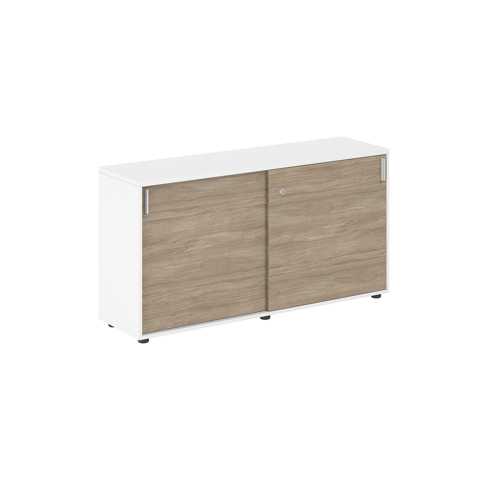 Шкаф купе 1438х400х750 низкий, с замком SG.702.WH.OD
