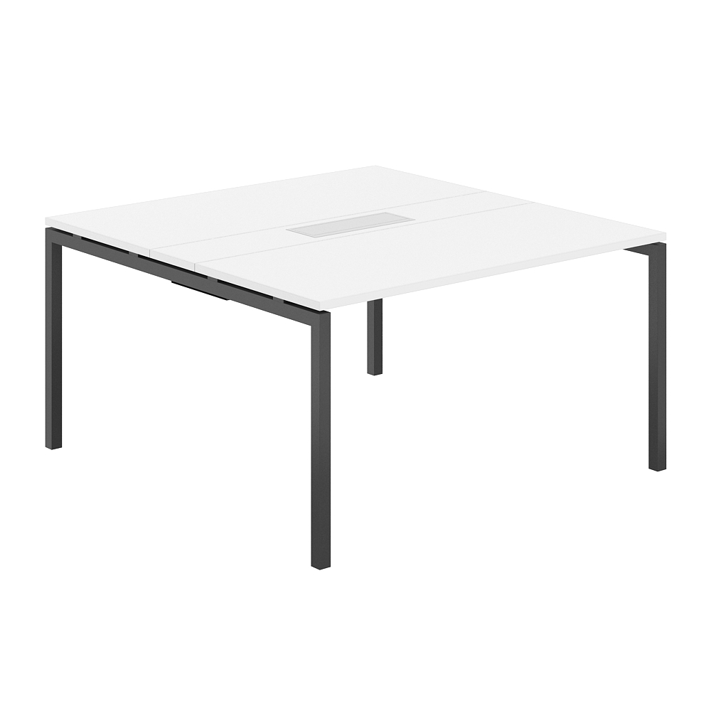 Стол переговорный комбинированный 1400х1438х750 МК40х40 SG.282.WH.44.AN.WH