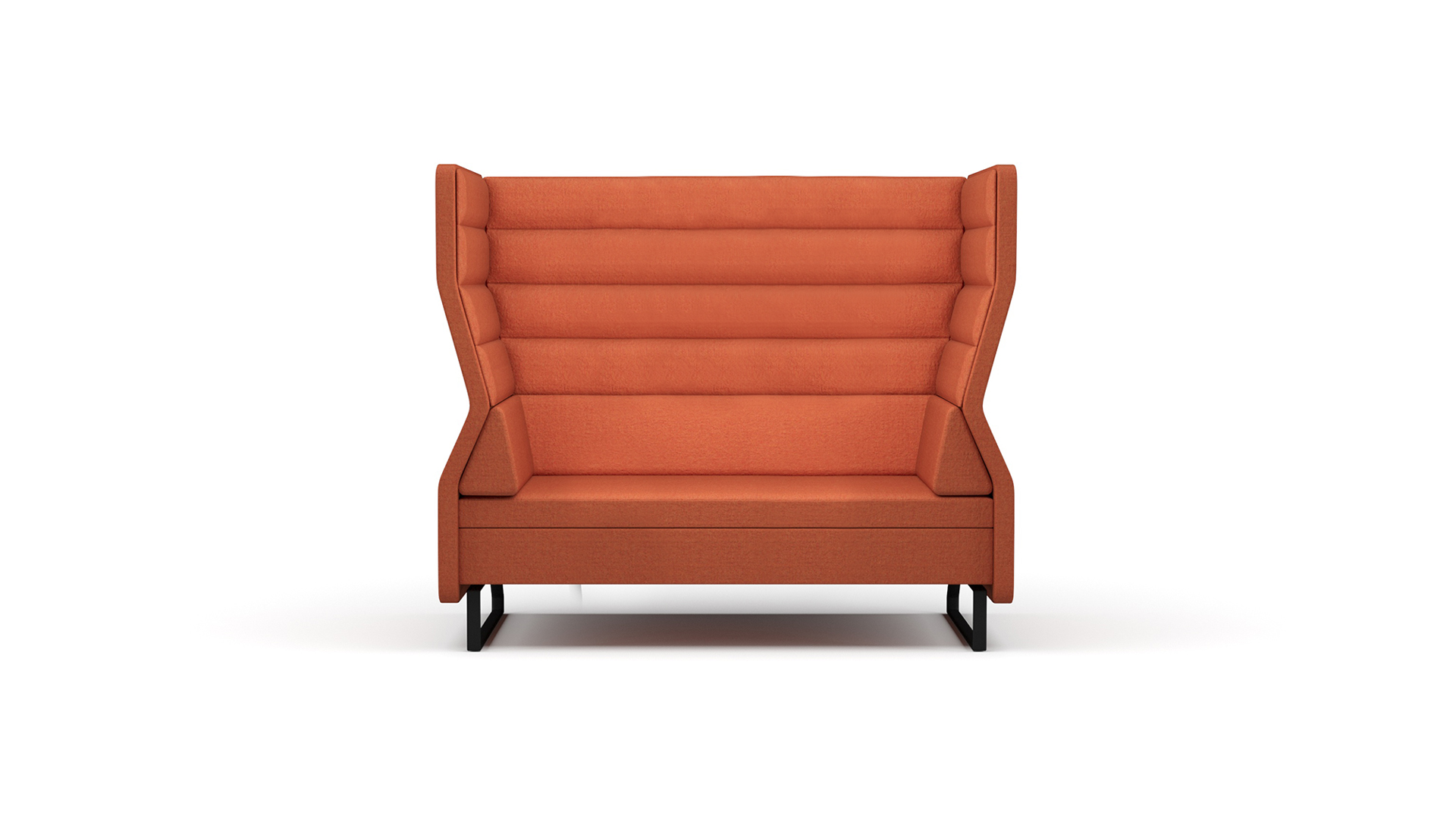 Диван двухместный Toolip с высокой спинкой